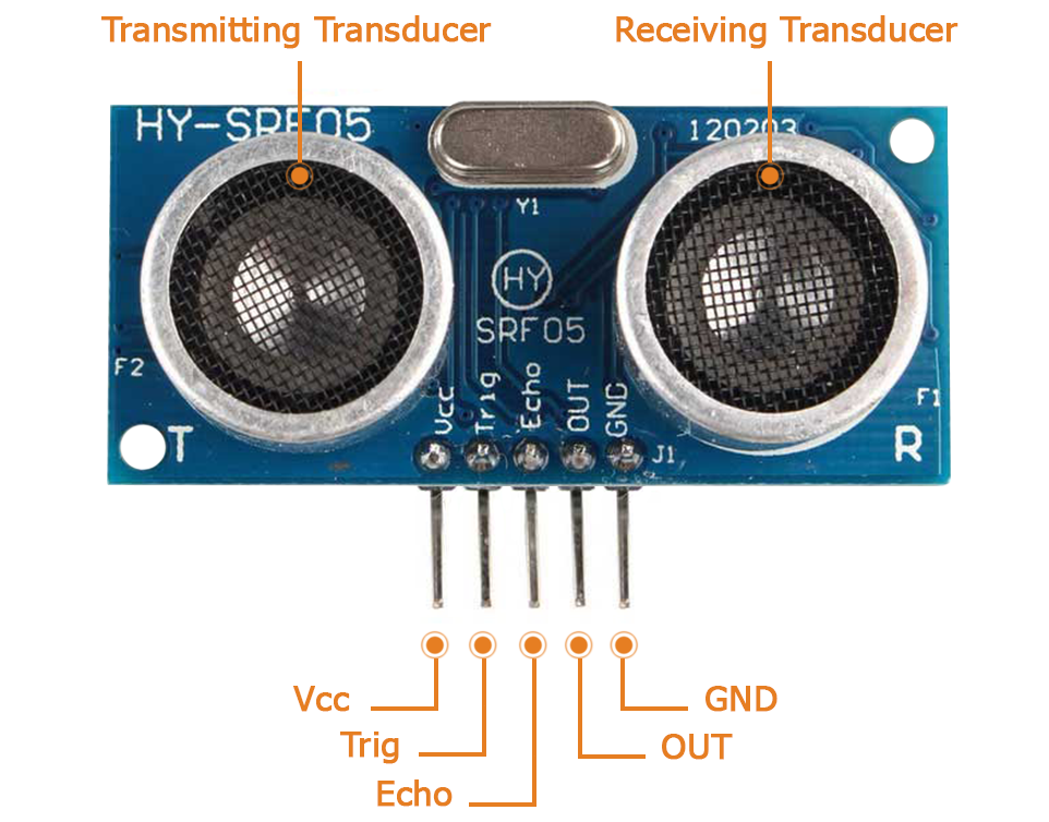 HY-SRF05 5Pin Ultrasonic Distance Sensor Module Replace SR04 For Arduino Module 