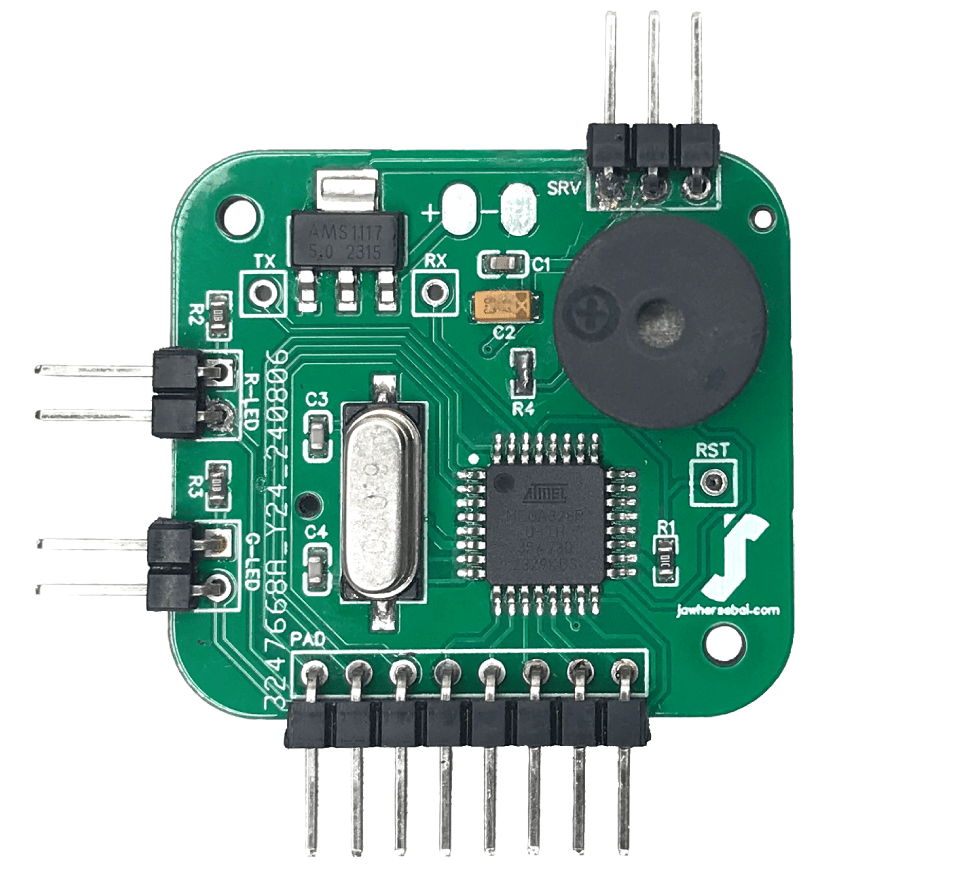 Door lock system PCB ATmega328P AU chip